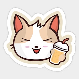 funny cat Sticker